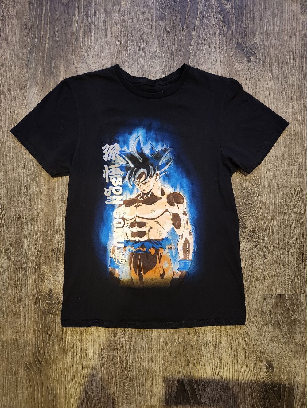 Black Dragon Ball Super Goku Graphic Tee  - Men's Small